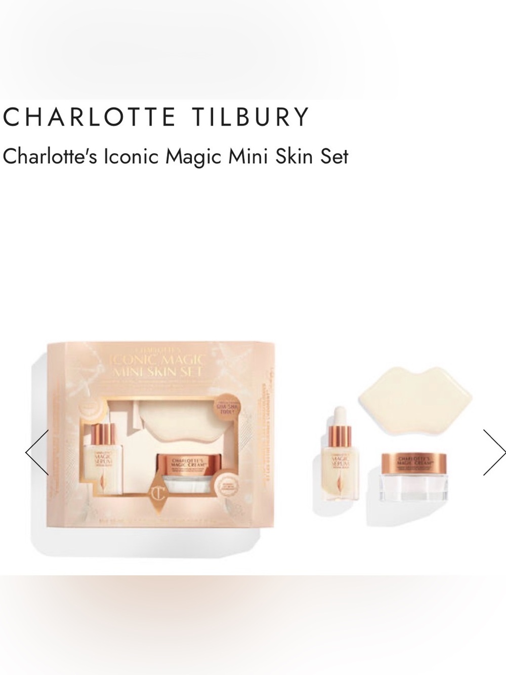CHARLOTTE TILBURY Charlotte's Iconic Magic Mini Skin Set